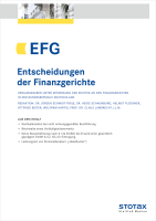 Entscheidungen der Finanzgerichte (EFG)