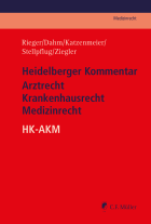 Abbildung: Heidelberger Kommentar Arztrecht - Krankenhausrecht - Medizinrecht 