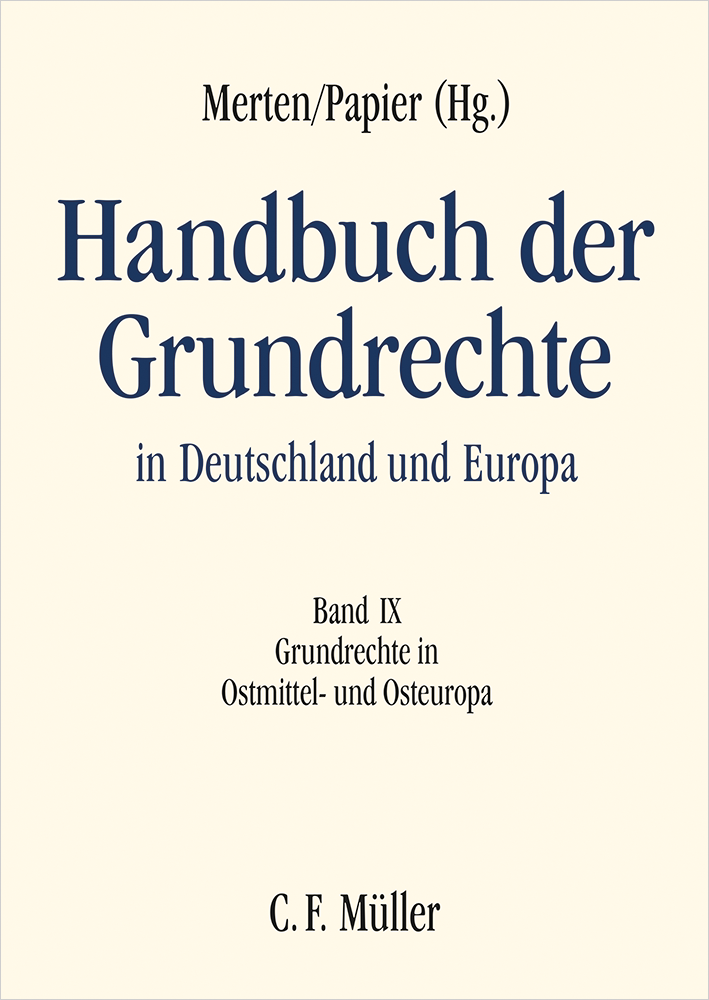 Abbildung: Handbuch der Grundrechte in Deutschland und Europa