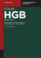 Abbildung: Staub, Handelsgesetzbuch (HGB) - Band 15