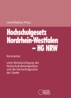 Abbildung: Gesetz über die Hochschulen des Landes Nordrhein-Westfalen - HG NRW