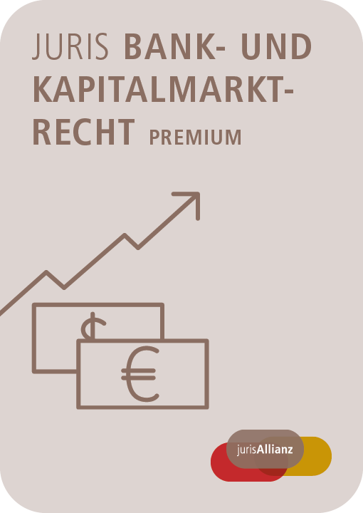 Abbildung: juris Bank- und Kapitalmarktrecht Premium