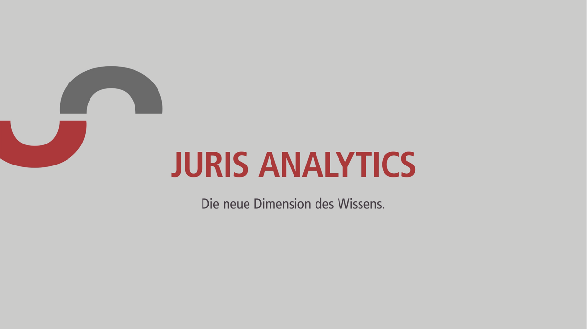 Jetzt mit juris Analytics 